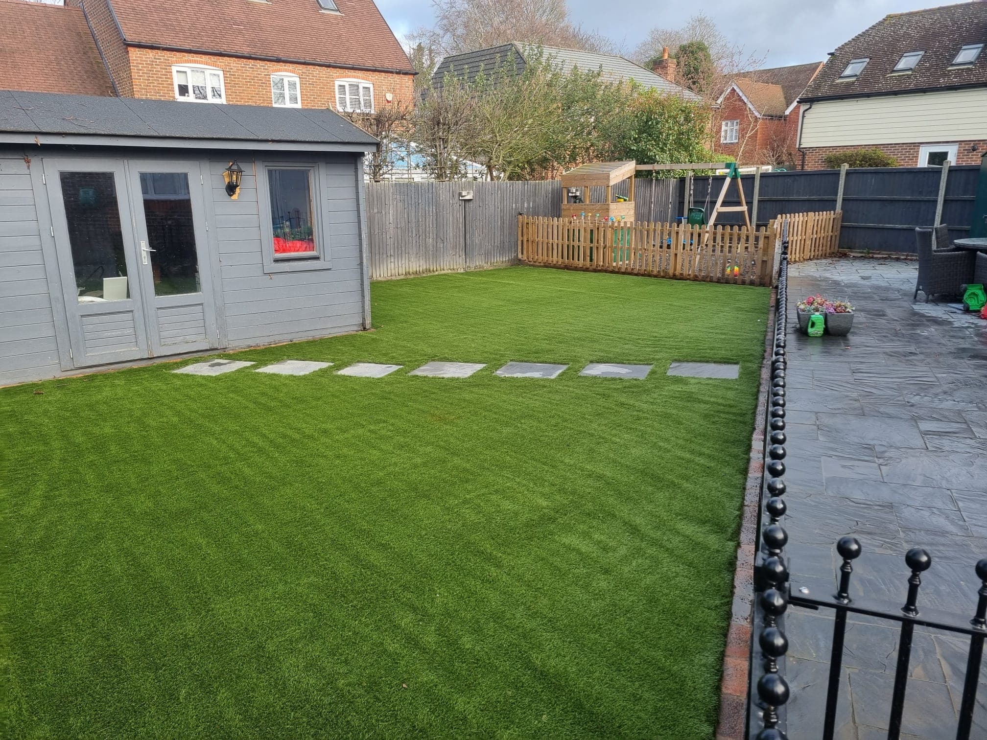 Back garden transformation in Dartford - After